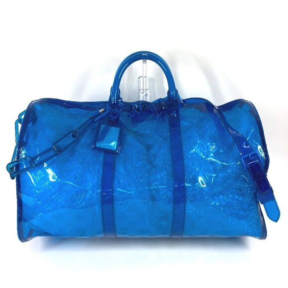 LOUIS VUITTON M53272 Monogram prism KeepallBandouliere 50 2WAY Duffle Bag - Picture 1 of 16